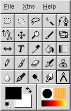 The GIMP's toolbox